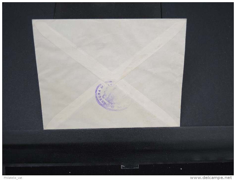 ESPAGNE - LETTRE DE MADRID AVEC CACHET AU VERSO DE CENSURE MILITAIRE MADRID 1939   A  VOIR - Republicans Censor Marks