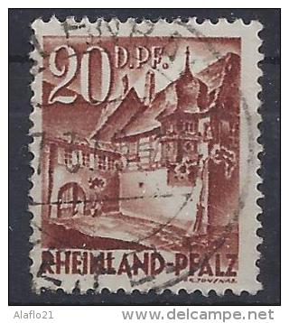 ALLEMAGNE - Zone Française - Rhénanie Palatinat N° 26 - Oblitéré - Rhénanie-Palatinat