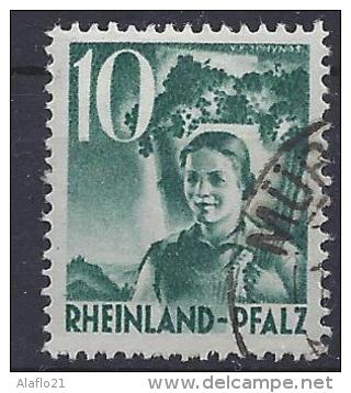 ALLEMAGNE - Zone Française - Rhénanie Palatinat N° 34 - Oblitéré - Rhénanie-Palatinat