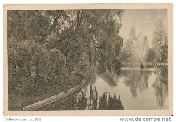 13402- BUCHAREST- CISMIGIU GARDEN, LAKE - Roumanie