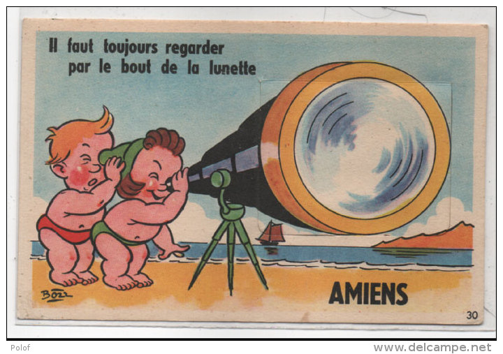 AMIENS - Carte A Système - Dépliant 10 Vues - Illustrations BOZZ  (75756) - Amiens