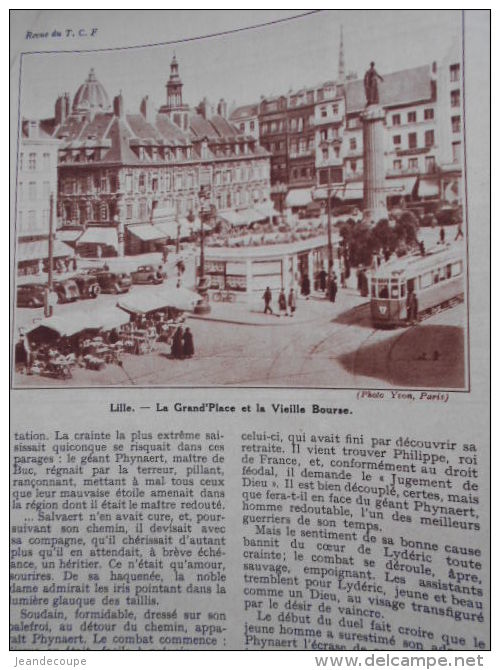 - Article - Régionnalisme - Lille - Vieilles Villes De Flandres Et D' Artois - Monuments Historiques - 8 Pages - 1937 - Documents Historiques