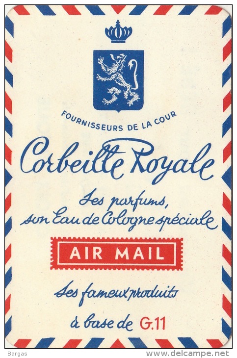 Carte Parfumée Corbeille Royale Par Avion - Anciennes (jusque 1960)