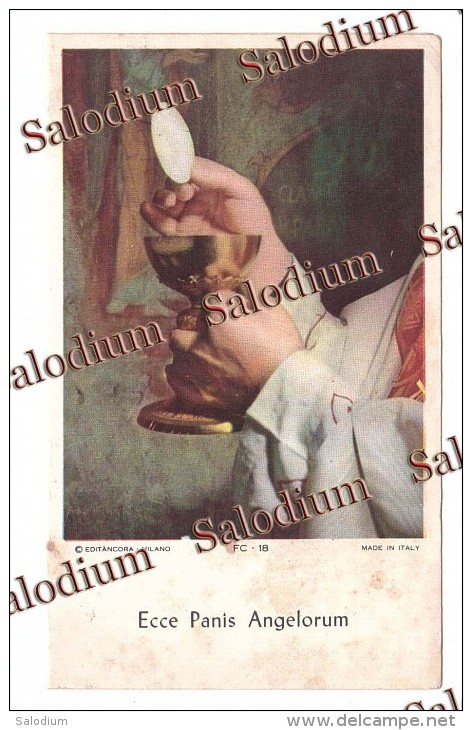 OFFANENGO - Ecce Panis Angelorum - Santino - Holy Card - Images Religieuses