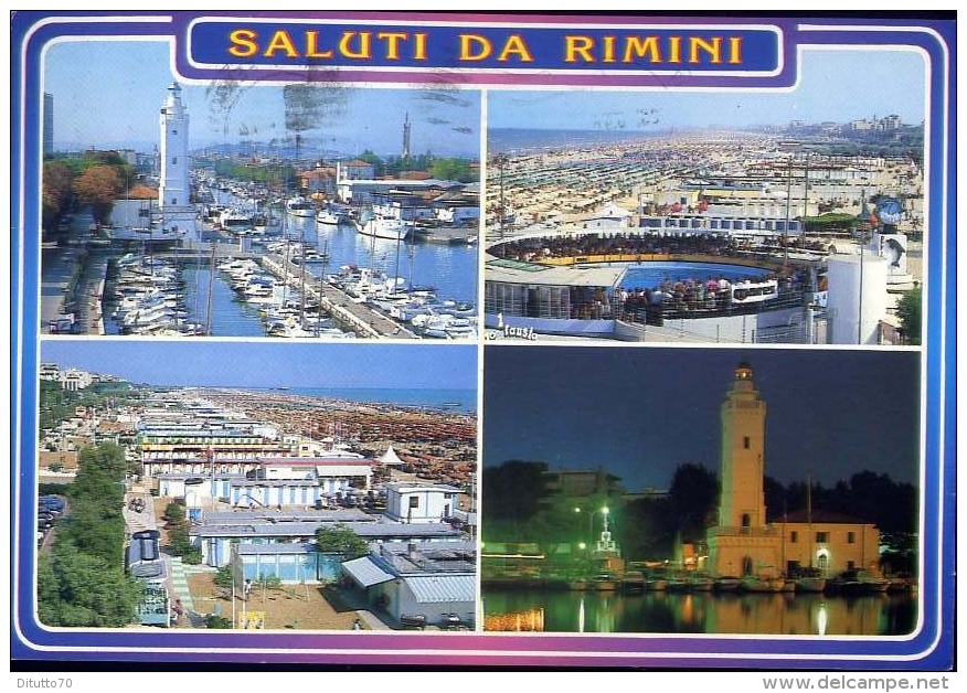 Saluti Da Rimini - 402 - Formato Grande Viaggiata - Rimini