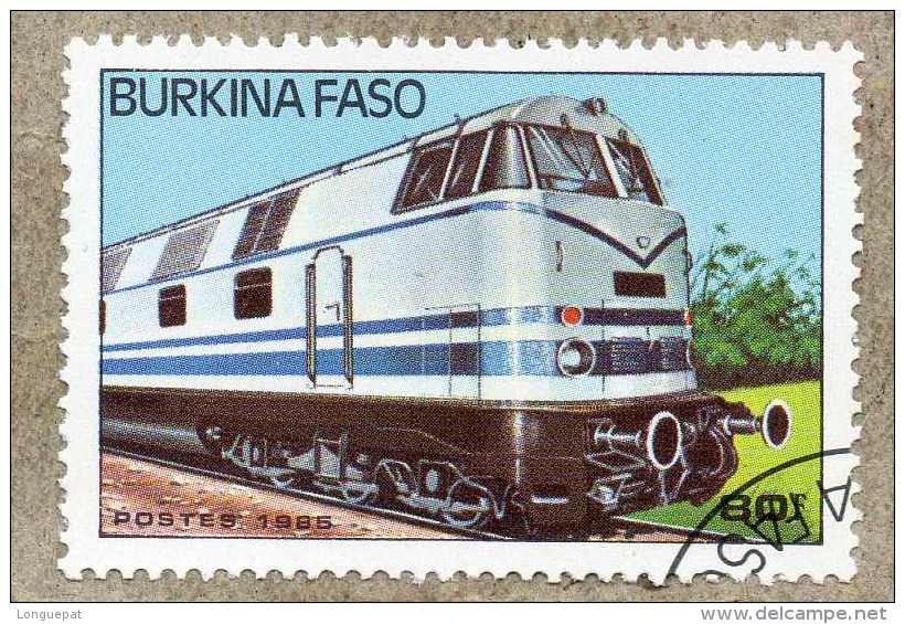 BURKINA FASO : Trains - Locomotives : Locomotive Dièsel - Transport - - Burkina Faso (1984-...)