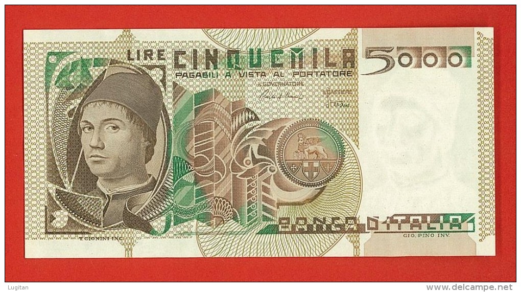 BANCA D'ITALIA 5.000 FDS - ANTONELLO DA MESSINA - 3 - 11- 1982 - CIAMPI STEVANI - # VA 949972 L - 5000 Lire