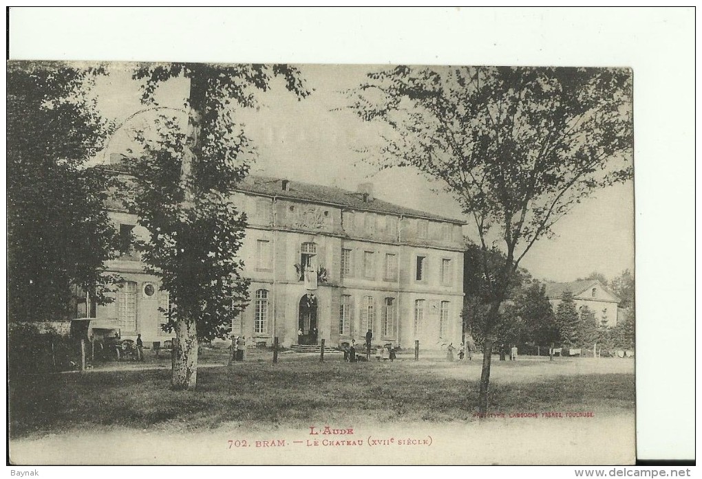 FR1052   --   BRAM   --  LE CHATEAU  --  1916 - Bram