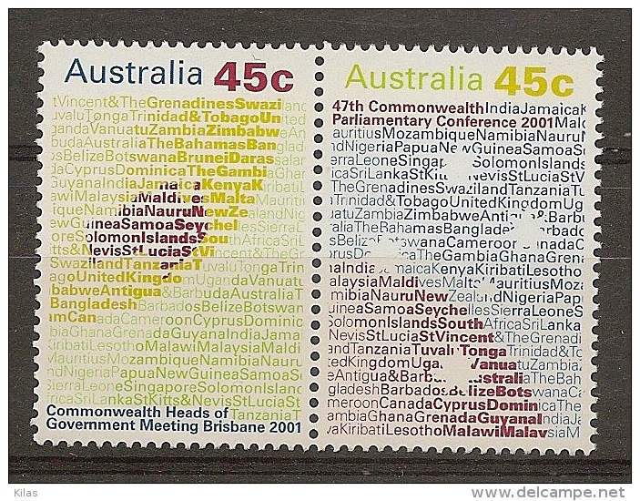 AUSTRALIA Commonwealth Conference - Feuilles, Planches  Et Multiples