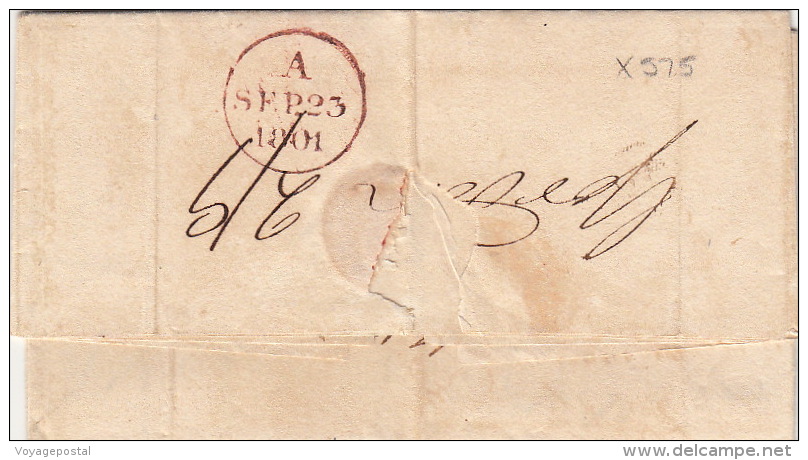 Lettre -Jamaica Kingston Pour London 1801 Very Good - Jamaïque (...-1961)