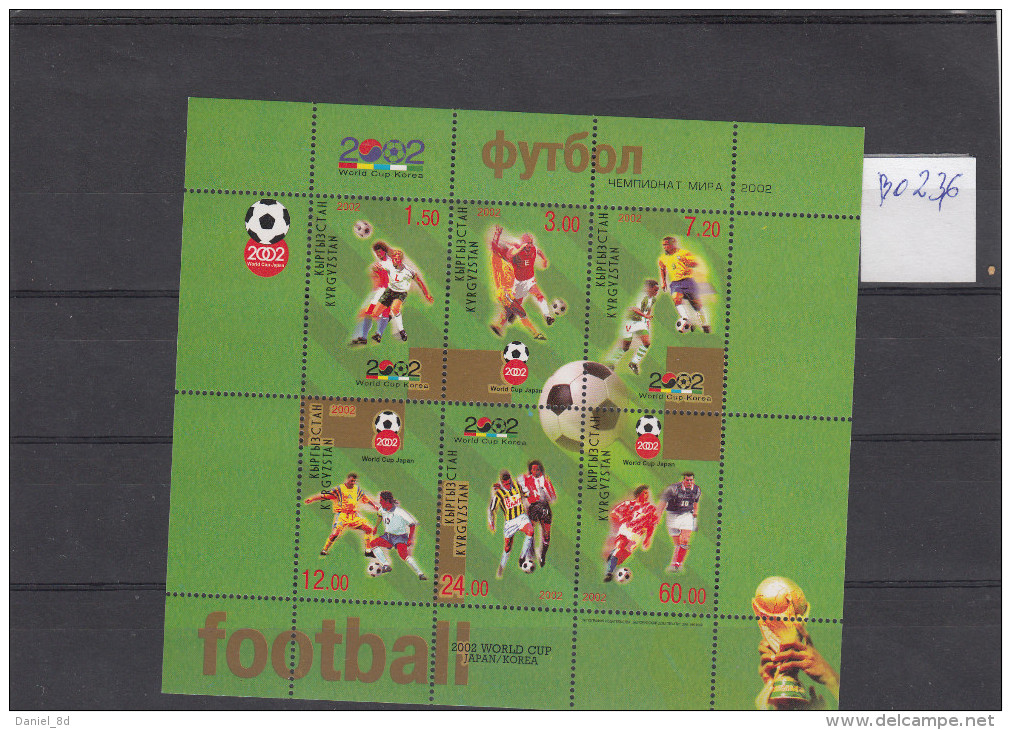 Kyrgyzstan 2002, Soccer, World Cup, MNH, B0236 - 2002 – Südkorea / Japan