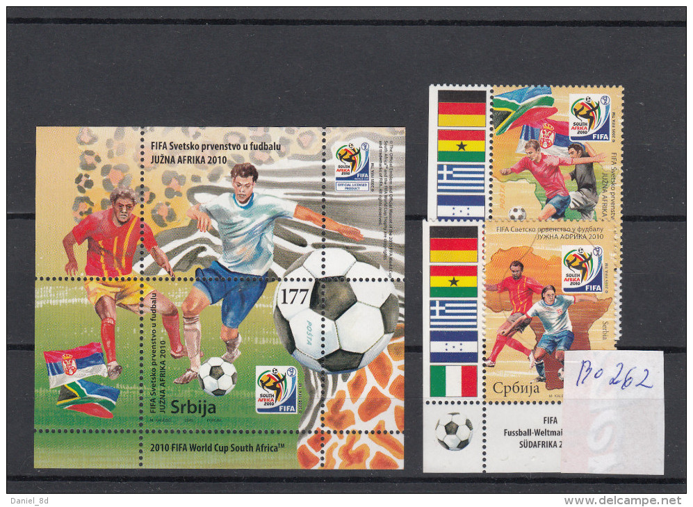 Serbia 2010, Soccer, World Cup, MNH, B0262 - 2010 – South Africa