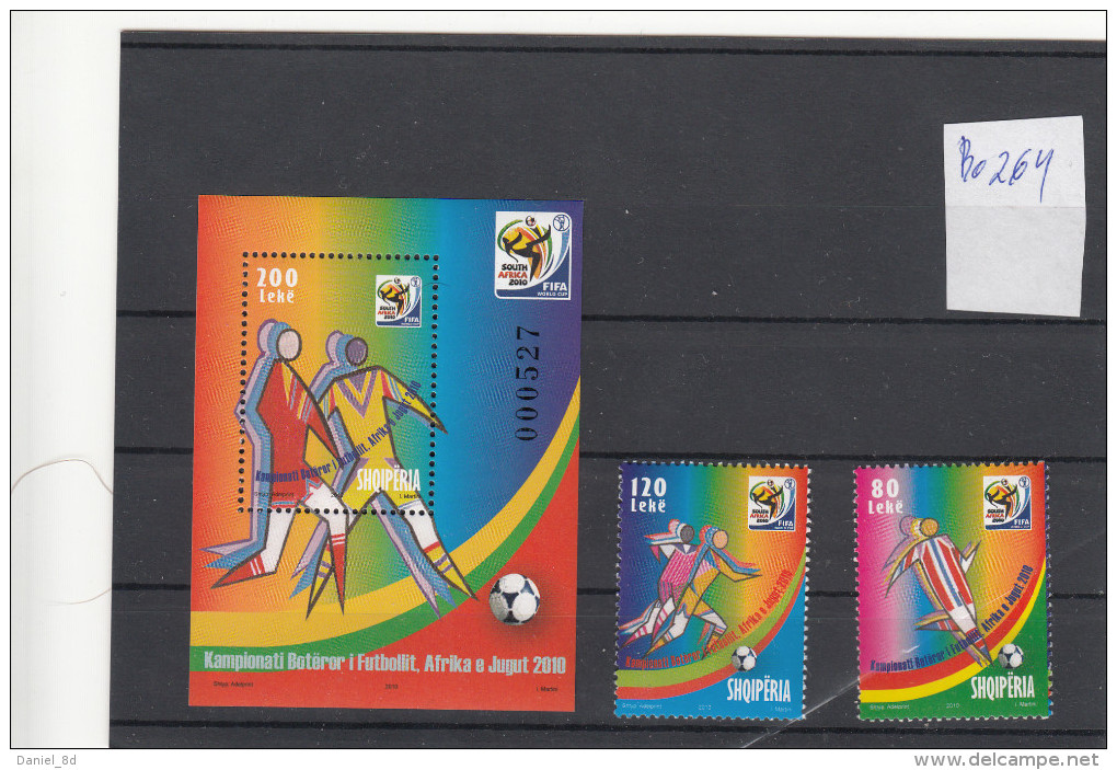 Albania 2010, Soccer, World Cup, MNH, B0264 - 2010 – South Africa