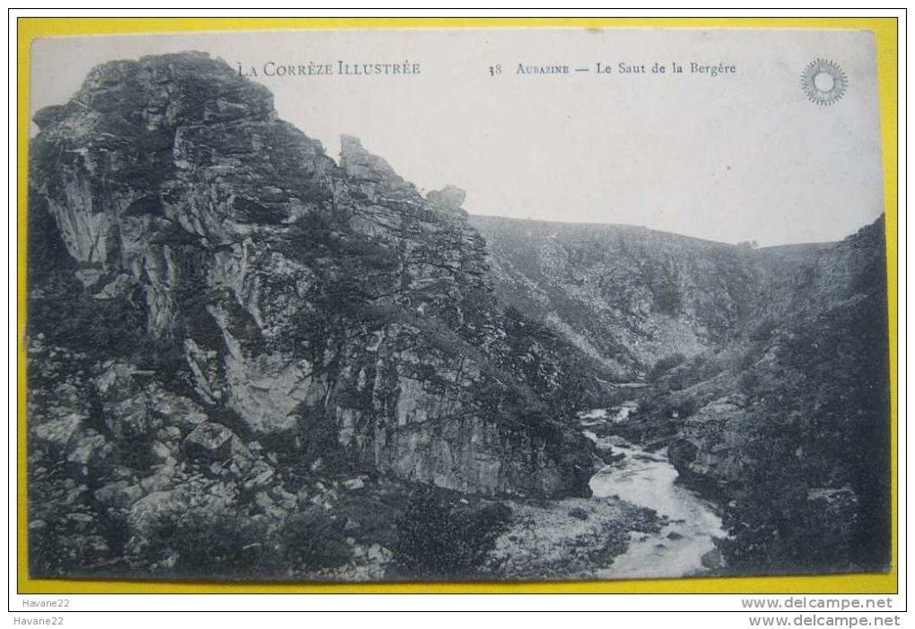 N1057 19 AUBAZINE LA SAUT DE LA BERGERE - Autres & Non Classés