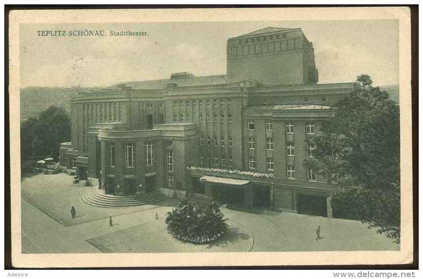 Galizien, TEPLITZ - SCHÖNAU, Stadttheater, Gel.1927 - Polen