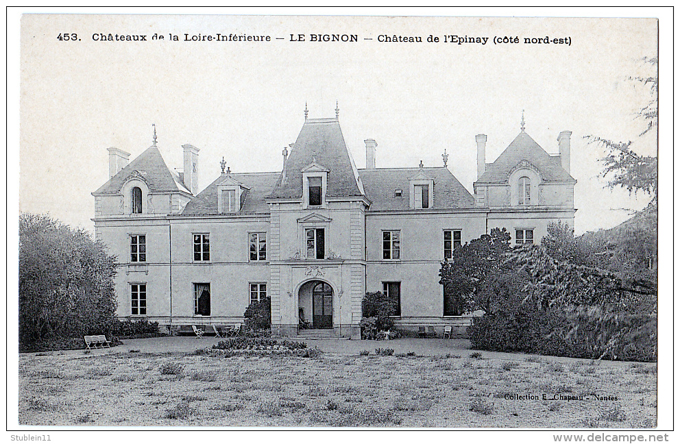 Le Bignon (Loire-Atlantique) Aux Environs, Château De L'Epinay. - Autres & Non Classés