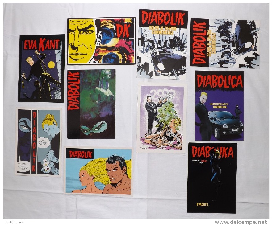 L17 DIABOLIK LOTTO 10 CARTOLINE NUOVE NO VG - Bandes Dessinées