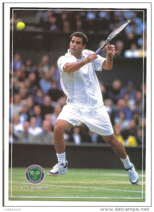 THE CHAMPIONSHIPS WIMBLEDON - Pete Sampras - Photographed By Allsport For The Wimbledon Lawn Tennis Museum - Tennis