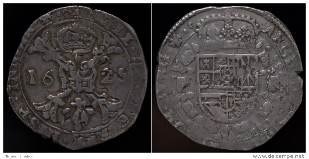 Franche-Comte Filips IV Patagon 1625 Dôle Mint - Autres & Non Classés