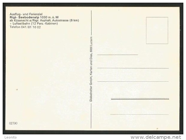 RIGI-SEEBODENALP SZ Küssnacht Seilbahn Restaurant Panorama-Bus - Küssnacht