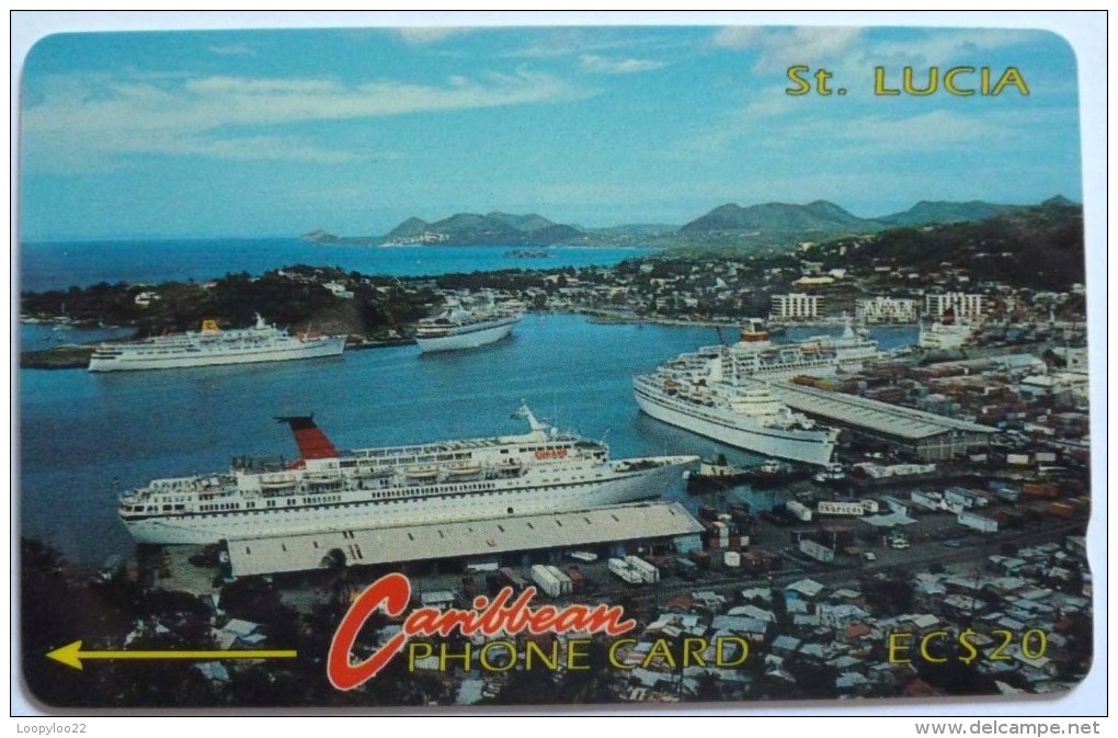 ST LUCIA - Mint - GPT - $20 - 3CSLB - STL-3B - Saint Lucia