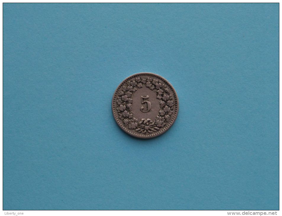 1901 - 5 Rappen / KM 26 ( Uncleaned Coin / For Grade, Please See Photo ) !! - Sonstige & Ohne Zuordnung