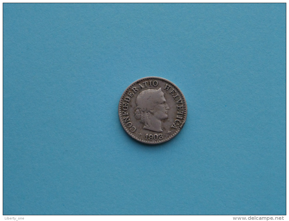 1903 - 5 Rappen / KM 26 ( Uncleaned Coin / For Grade, Please See Photo ) !! - Autres & Non Classés