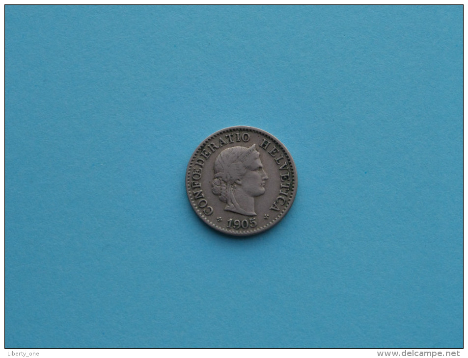 1905 - 5 Rappen / KM 26 ( Uncleaned Coin / For Grade, Please See Photo ) !! - Autres & Non Classés