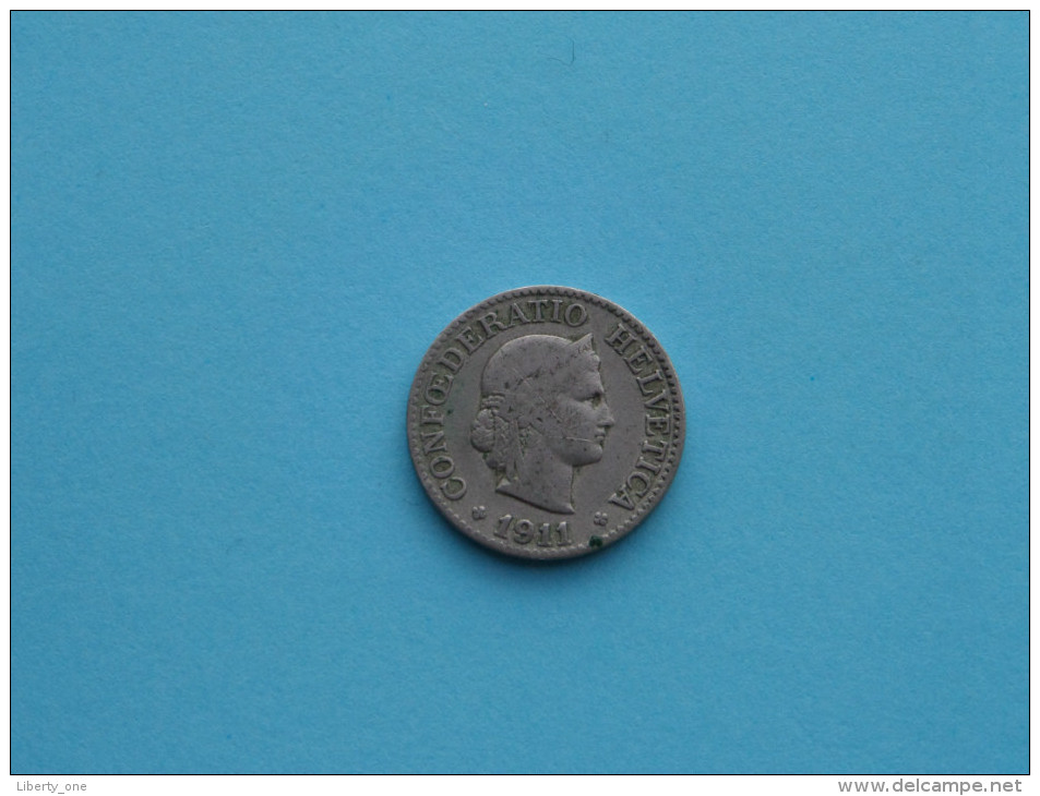 1911 - 10 Rappen / KM 27 ( Uncleaned Coin / For Grade, Please See Photo ) !! - Autres & Non Classés