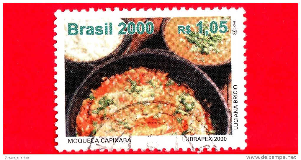 BRASILE - Usato - 2000 - Alimenti Tipici Brasiliani - Moqueca Capixaba - 1.05 - Used Stamps
