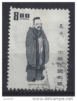 Taiwan (China) 1972  Cultural Heroes  $8  (o) - Oblitérés