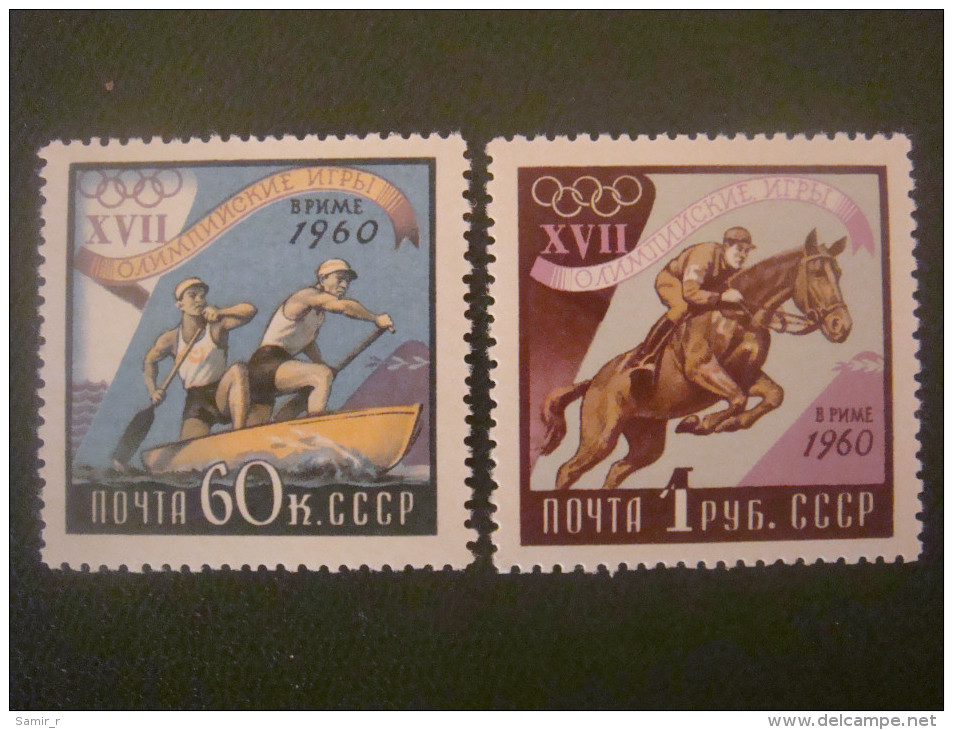 USSR Russia 1960 Olympic Games - Neufs