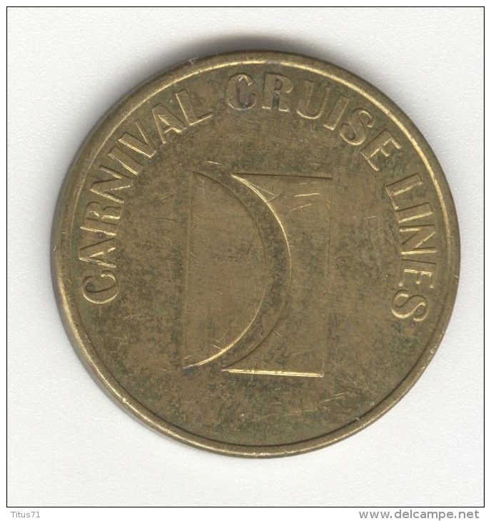 Jeton / Token "25 Cents" - Carnival Cruise Lines - Professionals/Firms