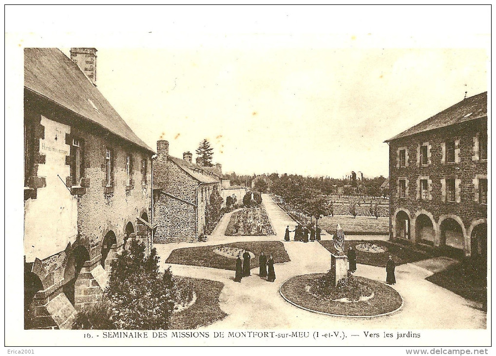 Montfort Sur Meu.Le Séminaire Des Missions De Montfort Sur Meu, Vers Les Jardins. - Autres & Non Classés