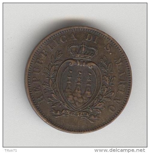 10 Centesimi Saint-Marin 1875 - Saint-Marin