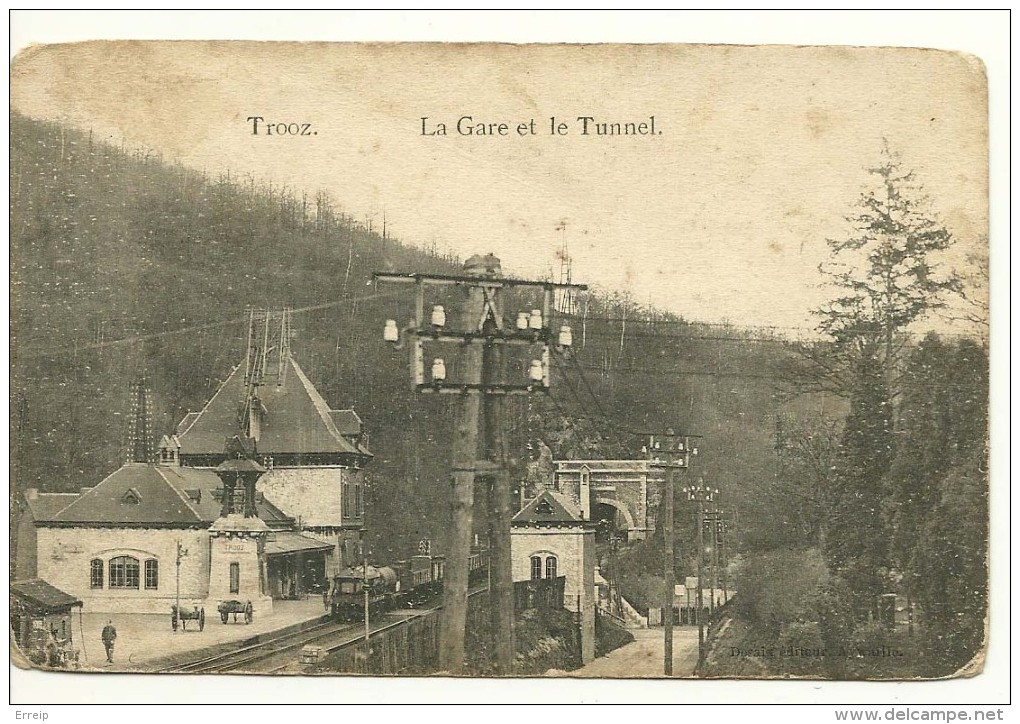 Trooz La Gare Et Le Tunnel - Trooz