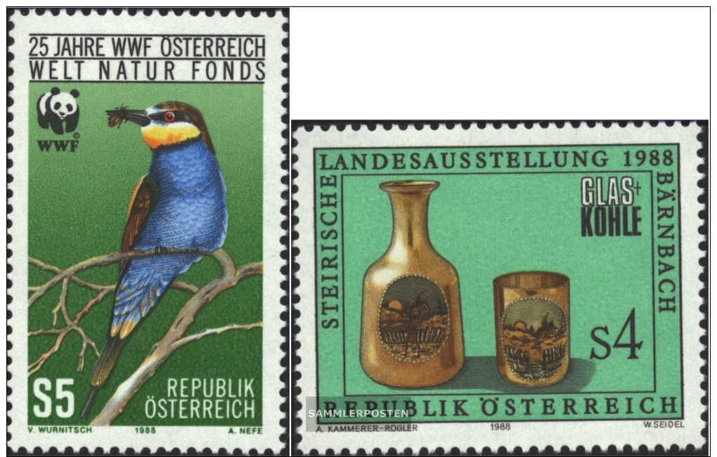 Österreich 1918,1919 (completa Edizione) Usato 1988 WWF, Steirische Mostra - Gebraucht