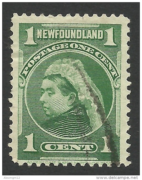 Newfoundland, 1 C. 1898, Sc # 80, Mi # 62b, Used. - 1865-1902