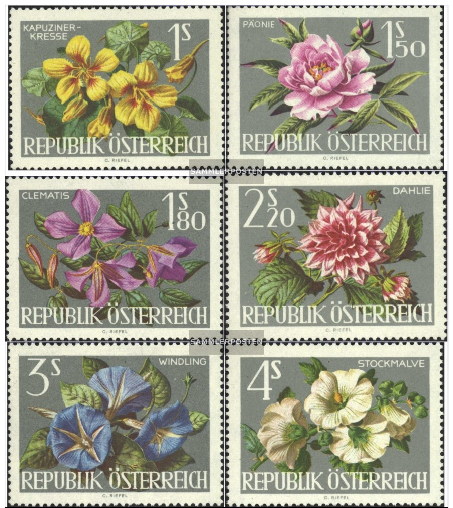 Österreich 1145-1150 (completa Edizione) MNH 1964 Garden Show - Nuovi