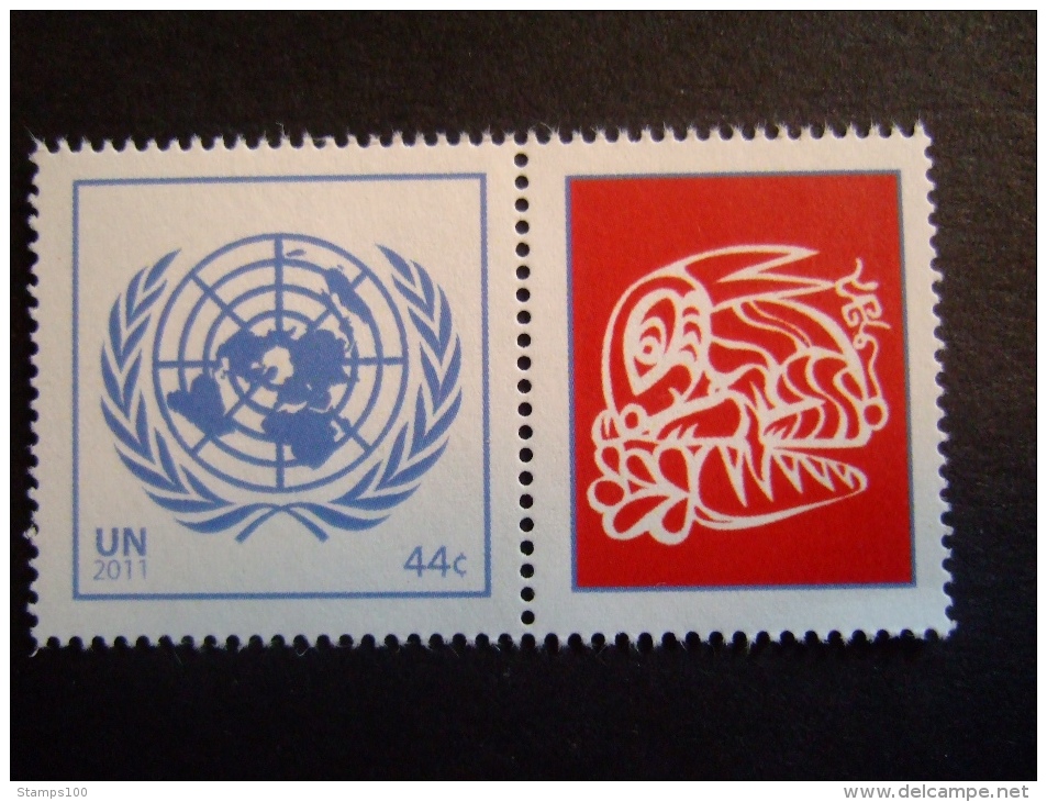 UN NEW YORK  2011 YEAR OF THE RABBIT           MNH **   (IS4403-078) - Unused Stamps