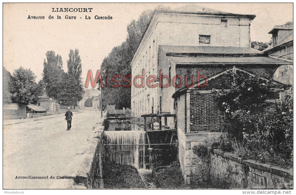 60 -LIANCOURT   - Avenue De La Gare - La Cascade  -  2 Scans - Liancourt