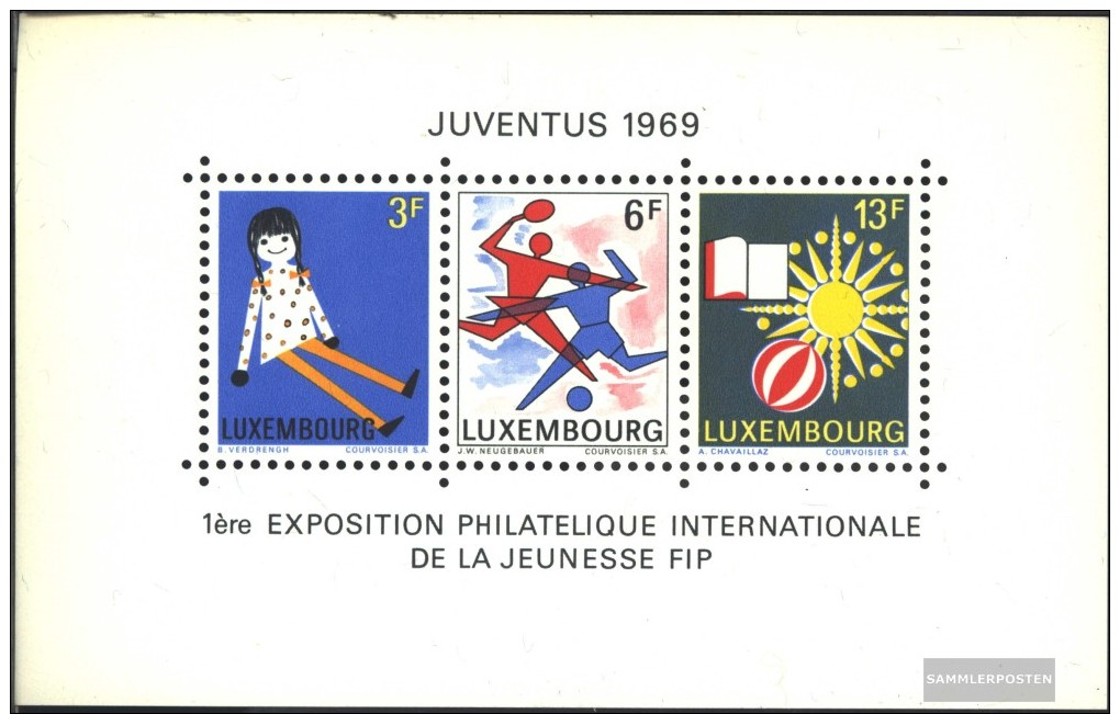 Luxemburg Block8 (kompl.Ausg.) Postfrisch 1969 Juventus 1969 - Blocs & Feuillets