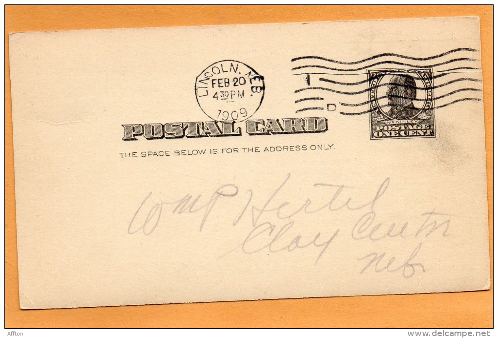 United States 1909 Card Mailed - 1901-20