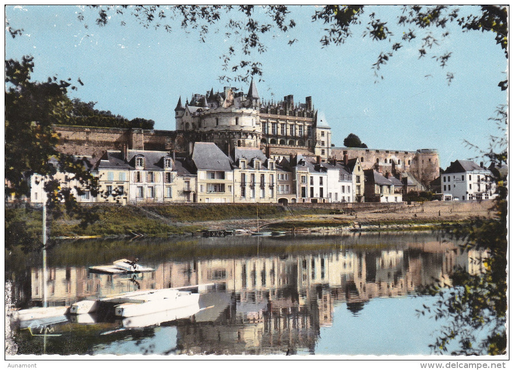 Francia--Amboise--1966--En Tourraine,Les Chateaux De La Loire--Cachet Touraine - Castillos