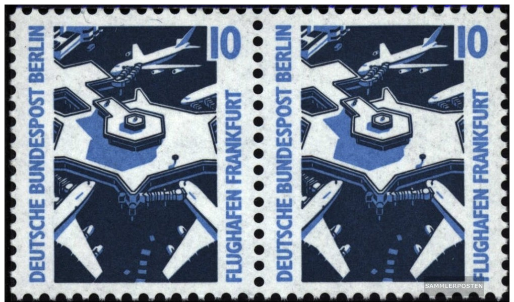 Berlin (West) 798A Orizzontale Coppia MNH 1988 Sehenswïürdigkeiten - Nuovi