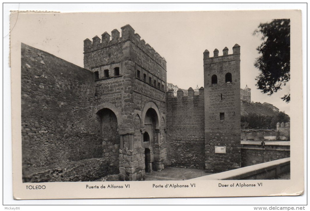 Espagne--TOLEDO--1957--Porte Alphonse VI--cpsm 14 X 9  N°142205 éd Manipel - Toledo