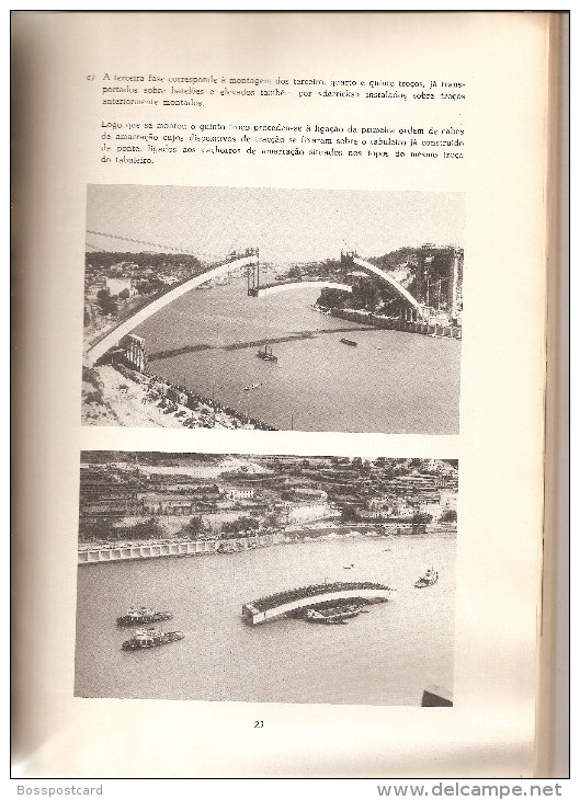 Porto - Gaia - Ponte da Arrábida sobre o Rio Douro, e Seus Acessos (20 scans). Portugal. Arquitectura. Engenharia.