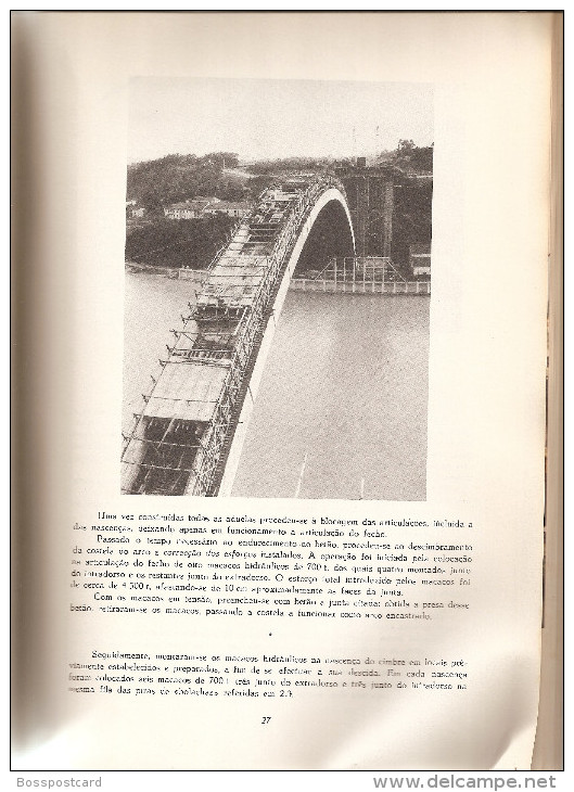 Porto - Gaia - Ponte da Arrábida sobre o Rio Douro, e Seus Acessos (20 scans). Portugal. Arquitectura. Engenharia.