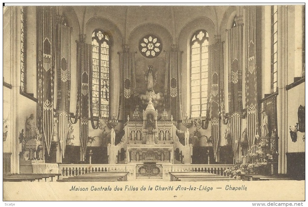 Ans. -  Maison Centrale Des Filles De La Charité Ans-Lez-Liège  -  Chapelle   1928 - Ans