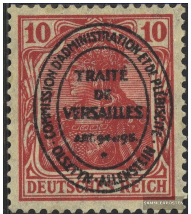 Allenstein 16 MNH 1920 Germania - Altri & Non Classificati